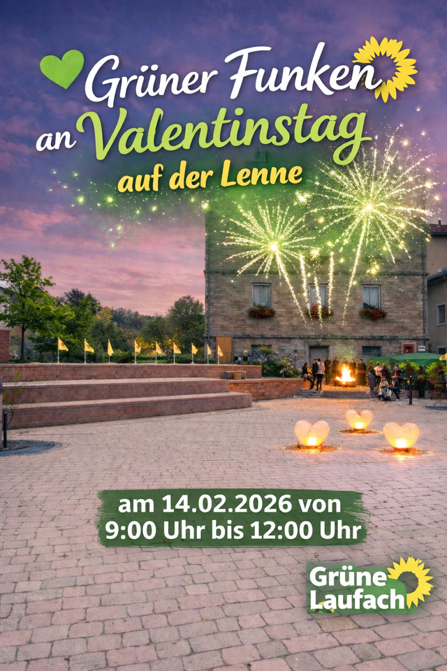 💚 Grüner Funken am Valentinstag auf der Lenne