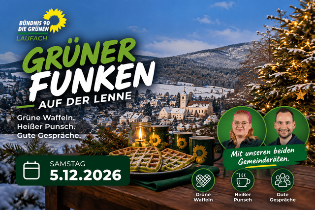 Grüner Funken auf der Lenne