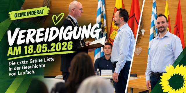 Vereidigt: Mein Start im Laufacher Gemeinderat